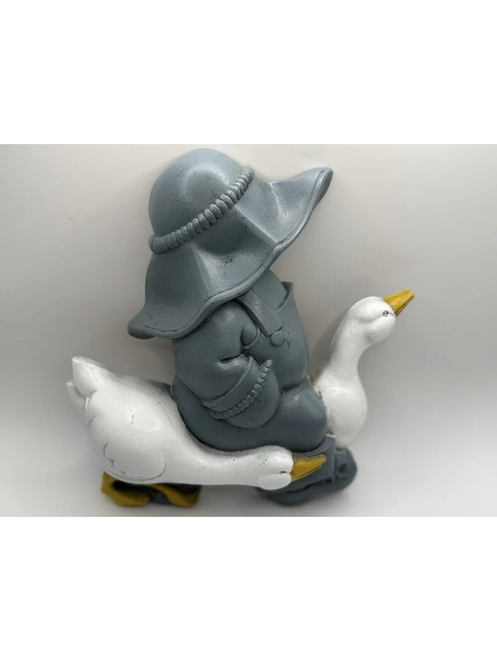 Vintage Burwood 90s Style Country Duck Boy & Country Duck Girl Wall Plaques Set